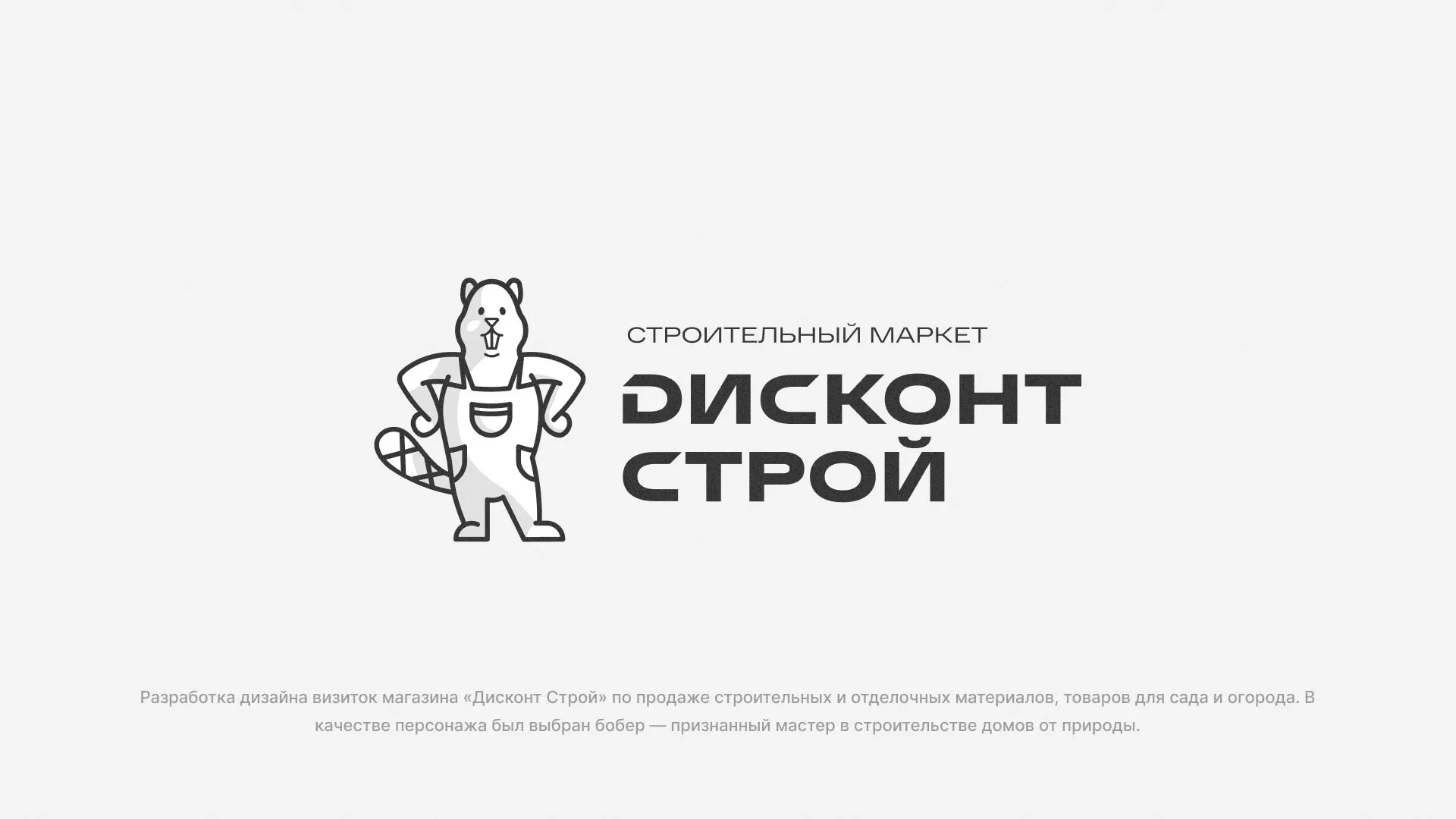 Разработка дизайна визиток магазина «Дисконт Строй» в Тюкалинске